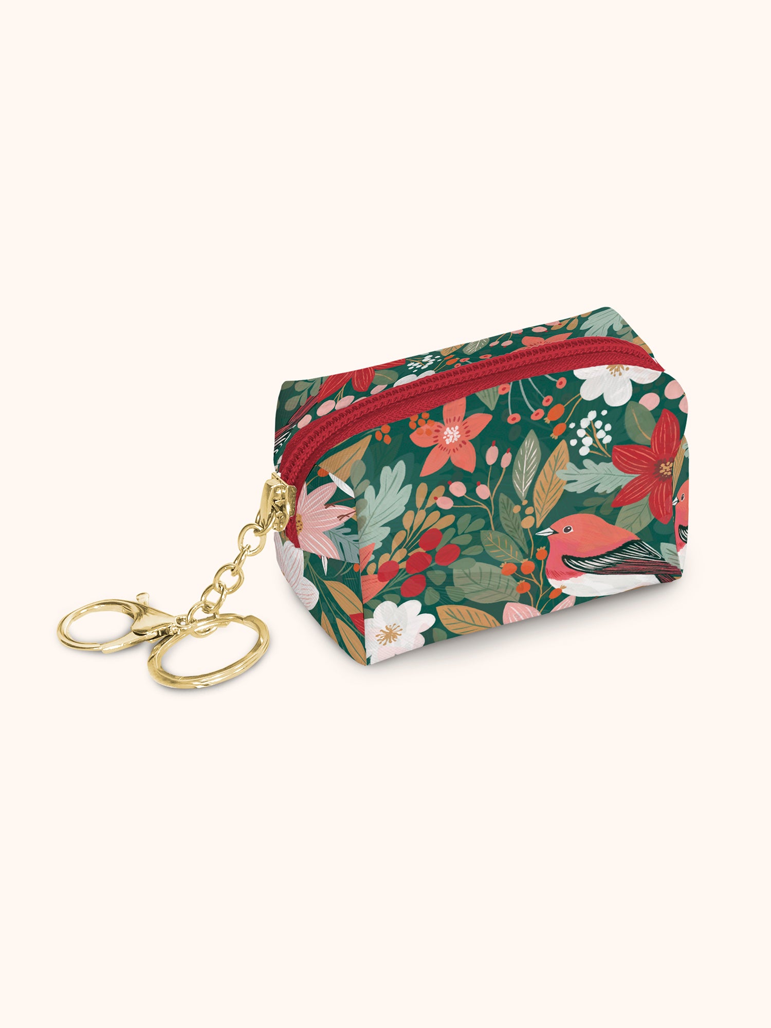 Nature's Celebration Christmas Key Chain Pouch