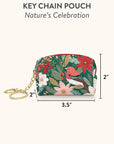 Nature's Celebration Christmas Key Chain Pouch