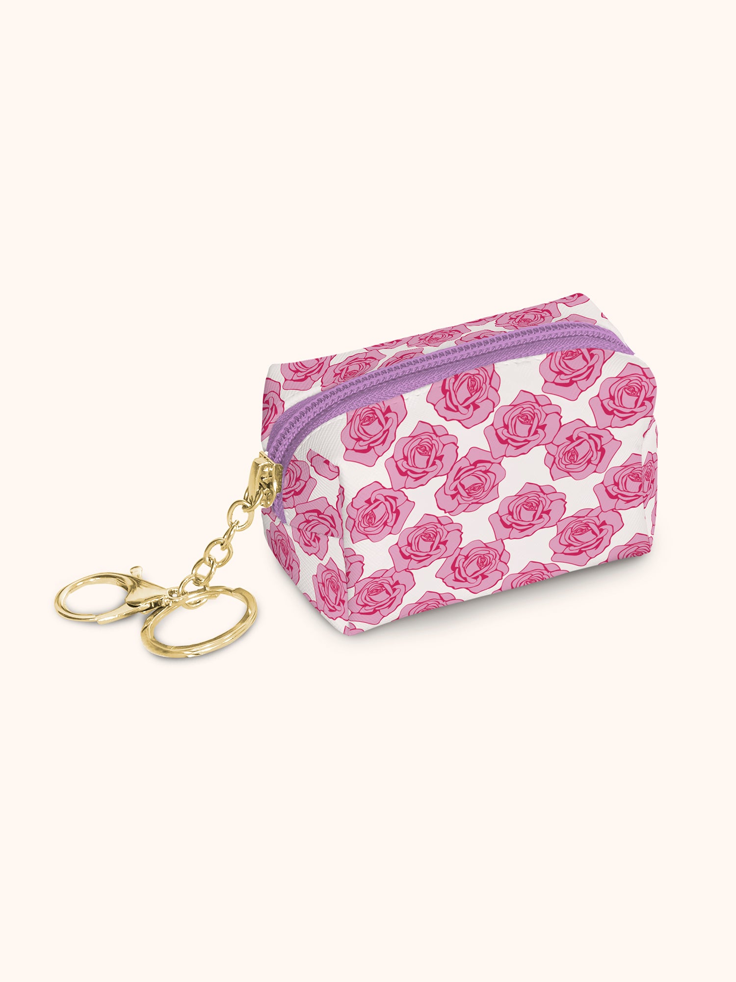 Petite Rose Key Chain Pouch