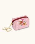 Cheery Christmas Dog Key Chain Pouch