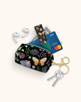 Midnight Garden Key Chain Pouch