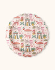 Leopard on Parade Scalloped Lunch Plates