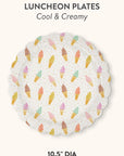 Cool & Creamy Scalloped Luncheon Plates