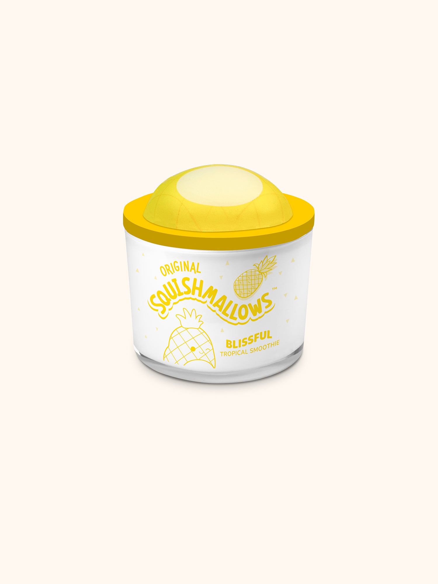 Squishmallows Maui Candle with Squishy Puff - Blissful Tropical Smoothie