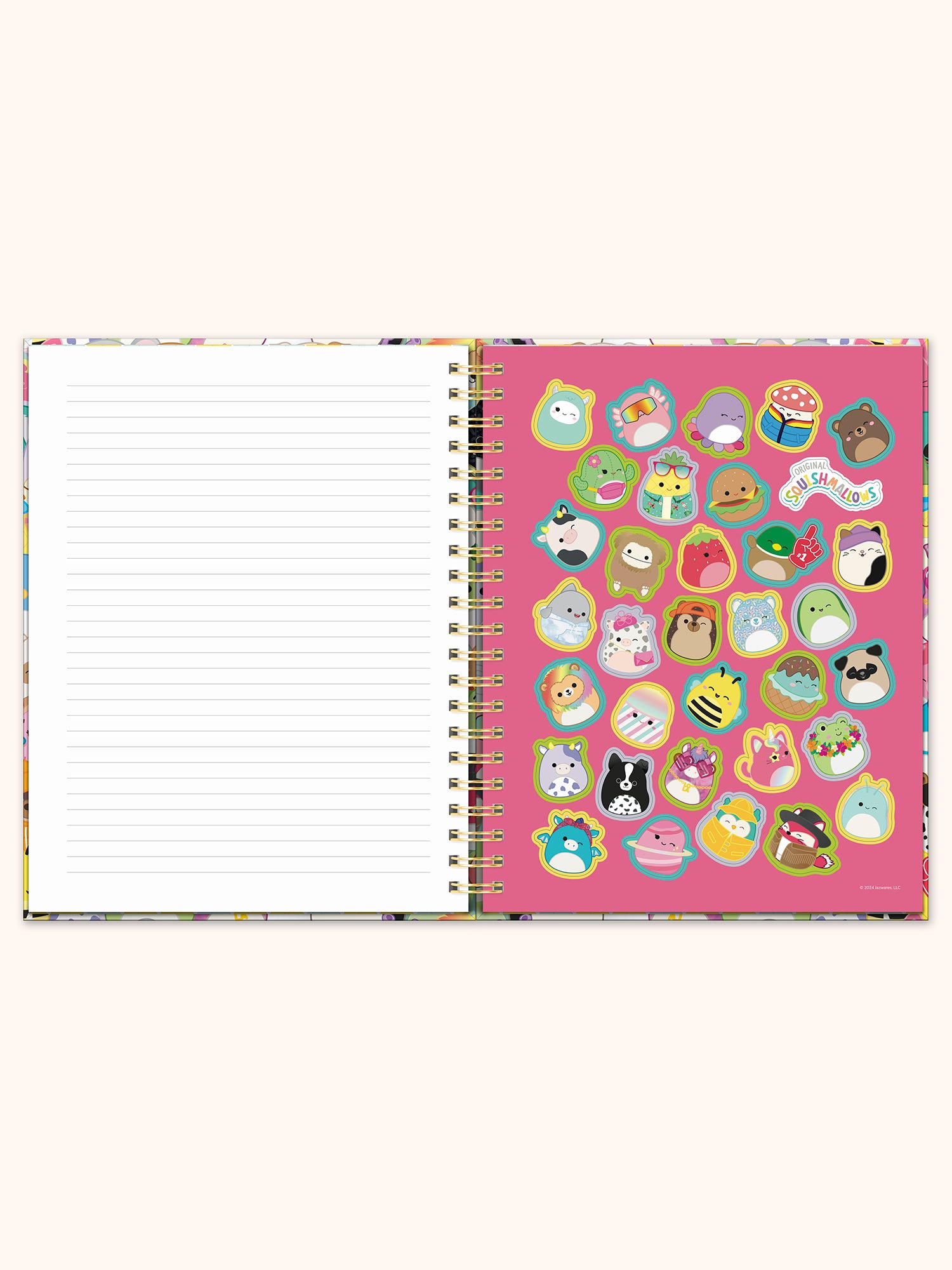 Squishmallows Back-to-Campus Squad Extra Large Spiral Notebook