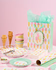Cool & Creamy Scalloped Beverage Napkins