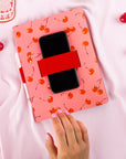 Fresh-Picked Cherries Casey Notebook with Phone Loop