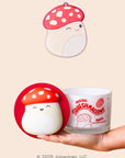 Squishmallows Malcolm Candle with Squishy Puff - Misty Mintberry Meadow