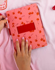 Fresh-Picked Cherries Casey Notebook with Phone Loop