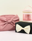 Palazzo Black Louise Bow Cosmetic Bag