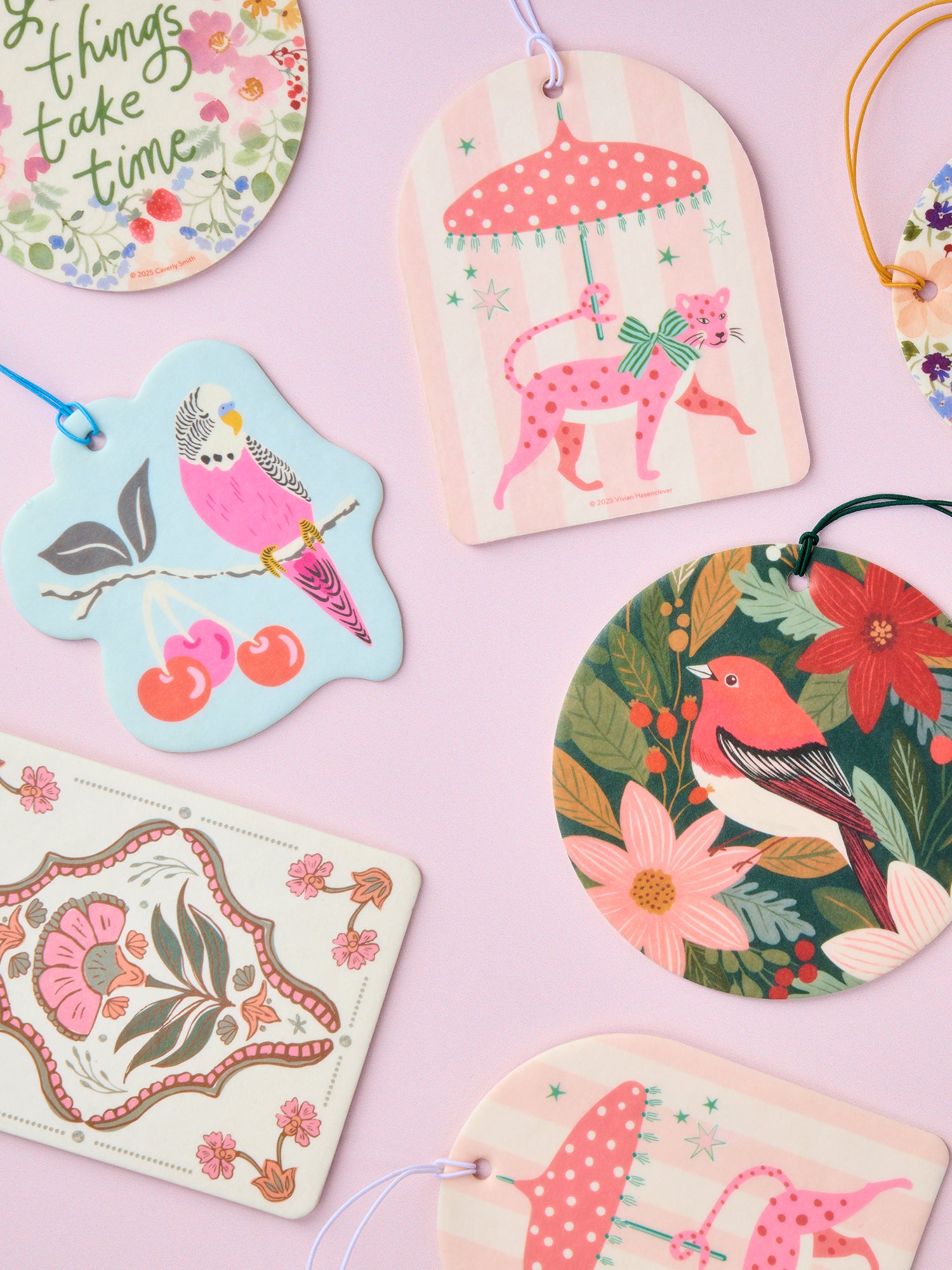 Floral Tapestry Car Air Freshener