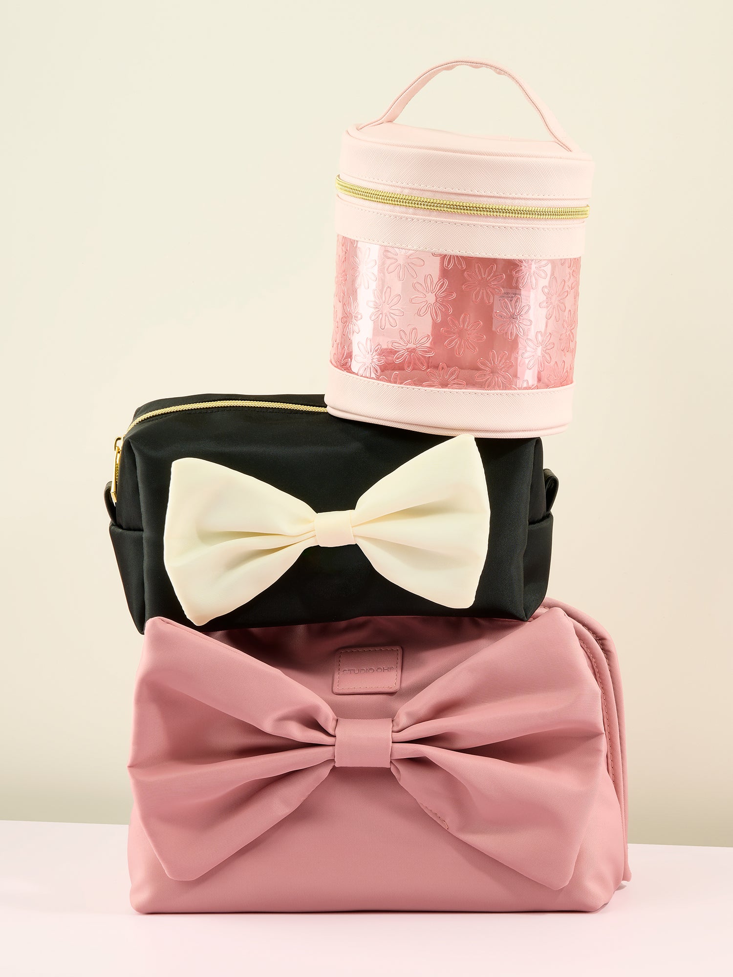 Pressed Petals Jane Bucket Cosmetic Bag