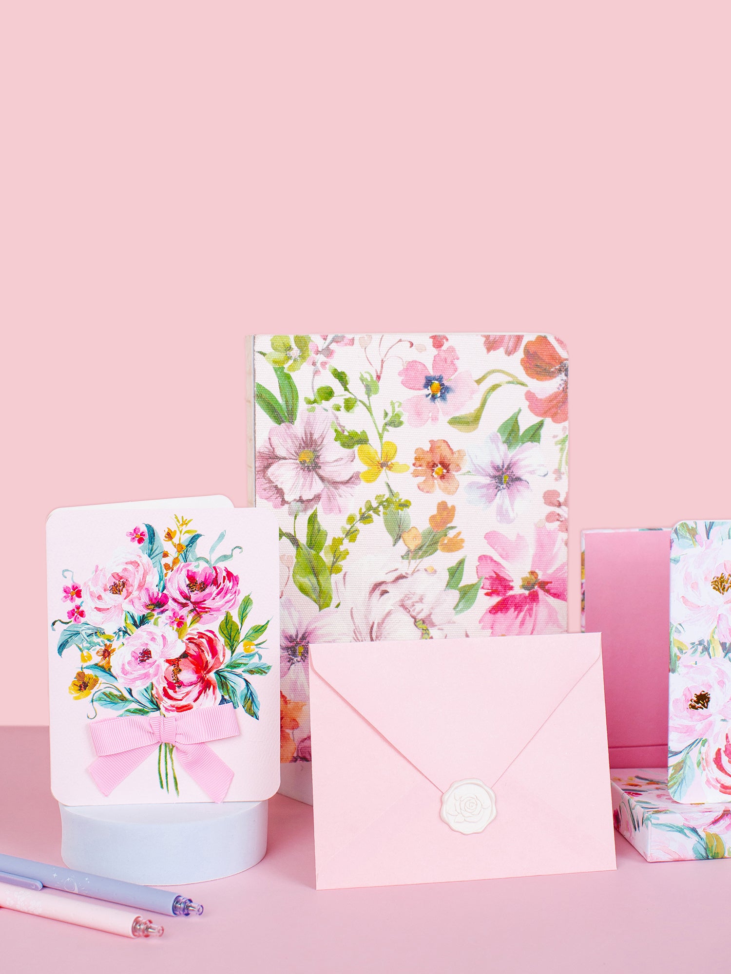 Bella Flora Studio Note Cards with Matching Wax Seals – Studio Oh!