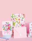 Bella Flora Studio Note Cards with Matching Wax Seals