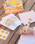 Garden Splash Note Card Set with Wax Seals