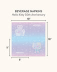 Hello Kitty 50th Anniversary Beverage Napkins