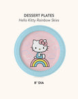 Hello Kitty Rainbow Skies Dessert Plates