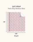 Hello Kitty Rainbow Skies Gift Wrap