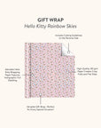Hello Kitty Rainbow Skies Gift Wrap