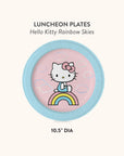 Hello Kitty Rainbow Skies Luncheon Plates