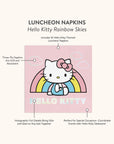 Hello Kitty Rainbow Skies Luncheon Napkins