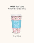 Hello Kitty Rainbow Skies Paper Hot Cups