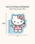 Hello Kitty Classic Blue Die-Cut Notebook