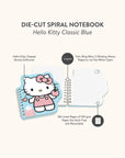 Hello Kitty Classic Blue Die-Cut Notebook