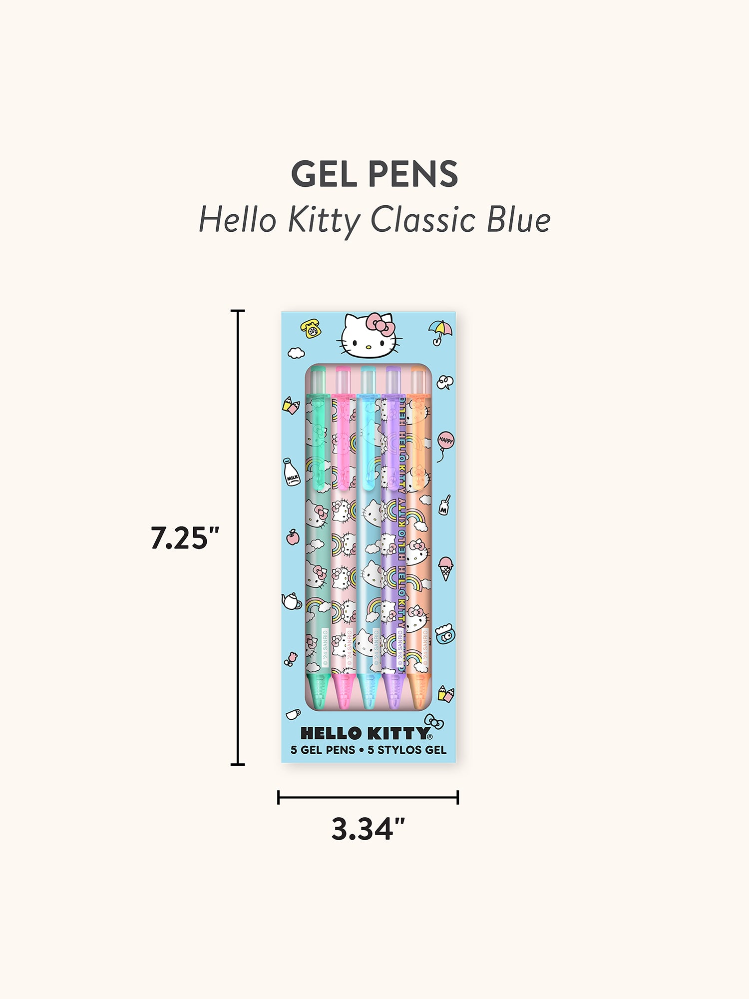 Hello Kitty Classic Blue Gel Pens – Studio Oh!