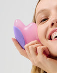 SCOOPS Beauty Gua Sha Facial Tool, Purple Doodles