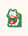 Cheery Christmas Dog Die-Cut Mini Notepad