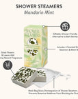 Mandarin Mint Shower Steamers