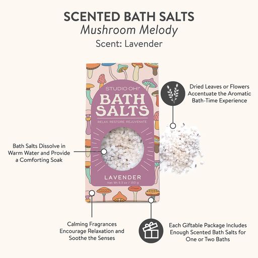 Mushroom Melody Scented Bath Salts