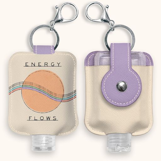 Energy Flows Hand-Sanitizer Holder with Travel Bottle – Studio Oh!