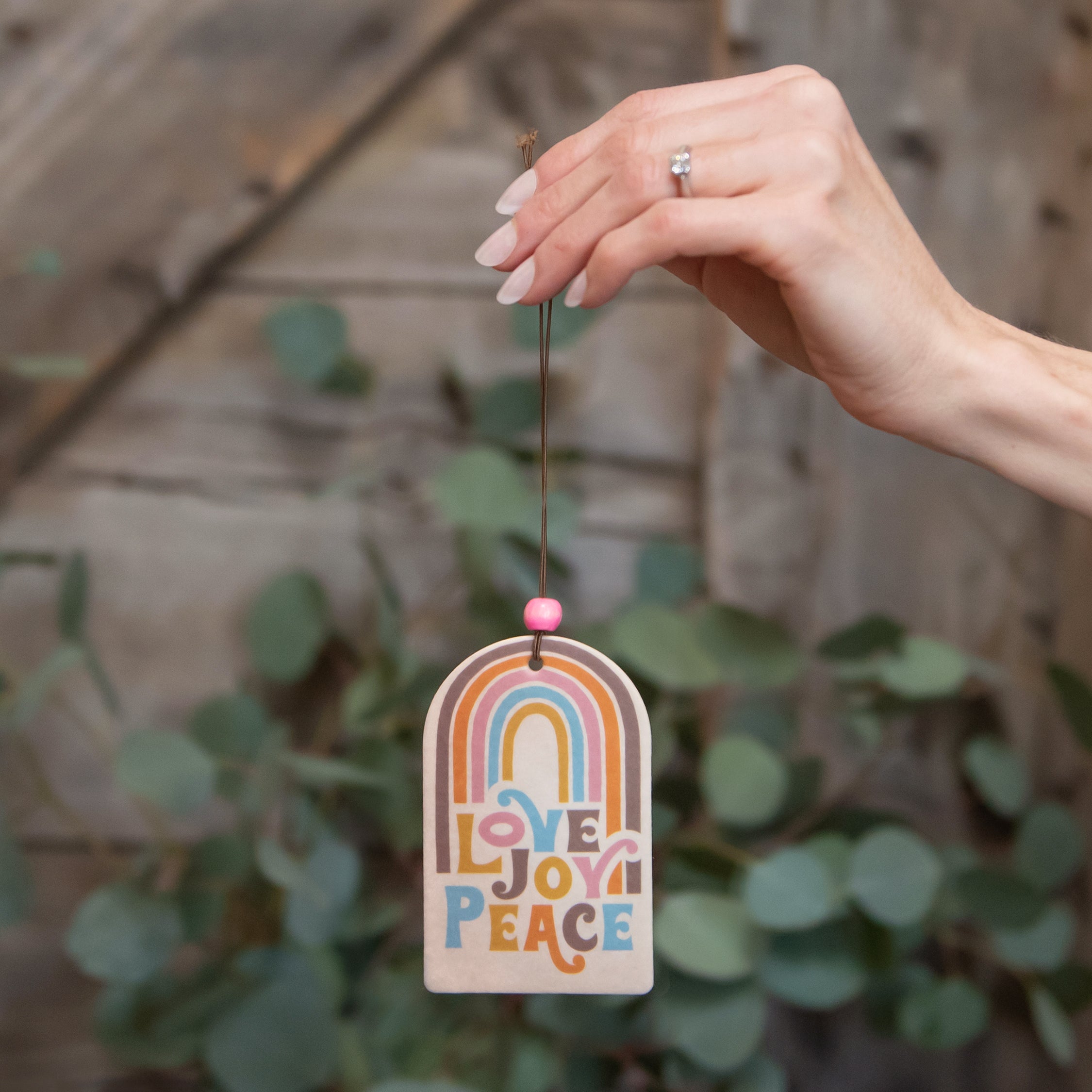 Love Joy Peace Rainbow Car Air Freshener – Studio Oh!