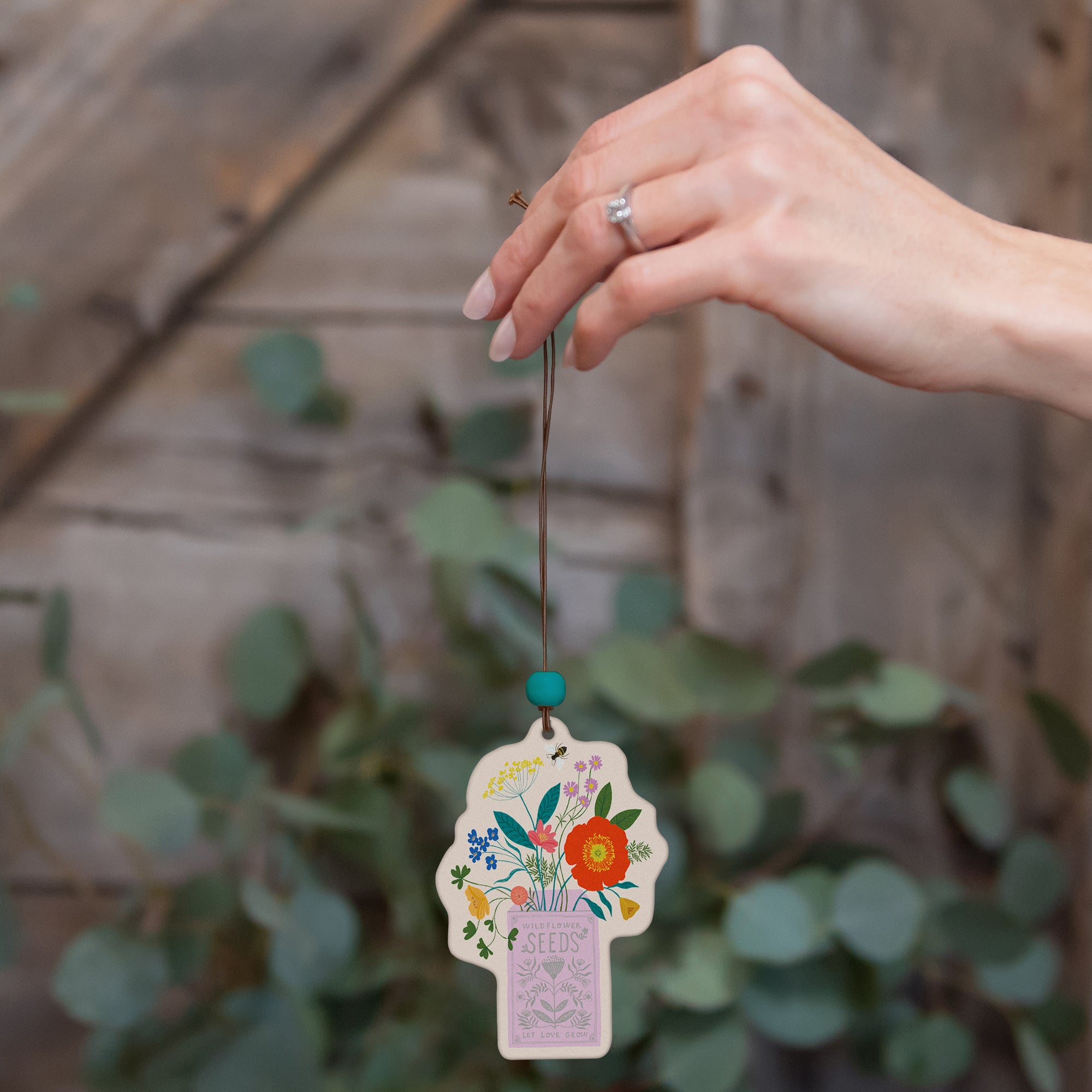 let love grow wildflower seeds Let Love Grow Car Air Freshener
