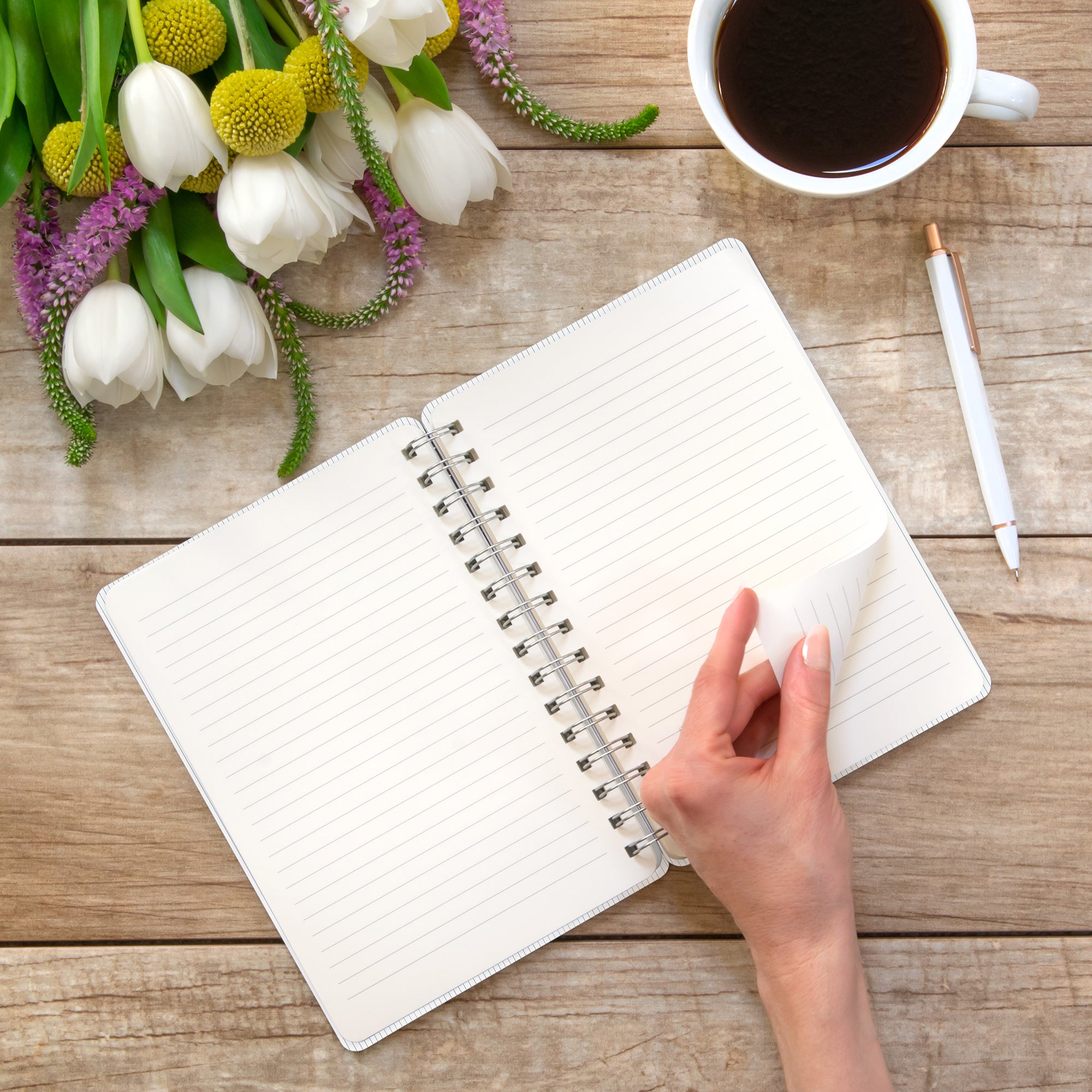 Organized Chaos (Gorgeous Gray) Agatha Notebook