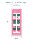 Tipsy Flowers Mani Nail Wrap Kit