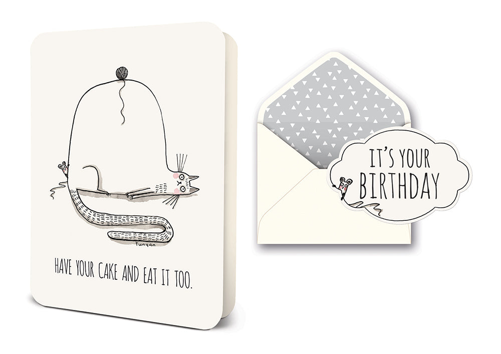 Have Your Cake Deluxe Greeting Card