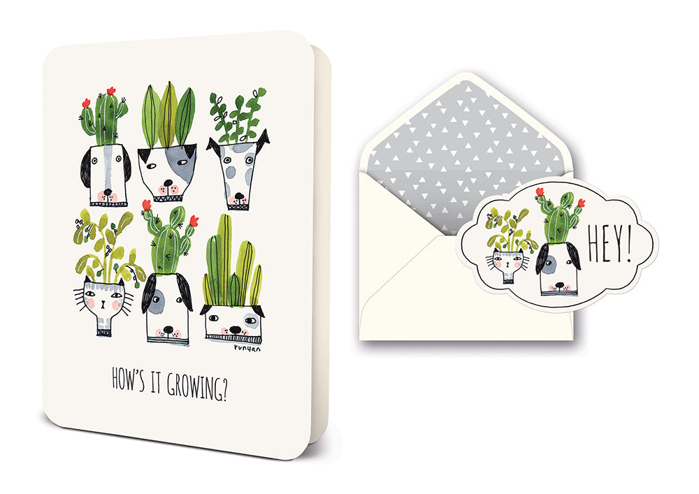 How's It Growing? Deluxe Greeting Card