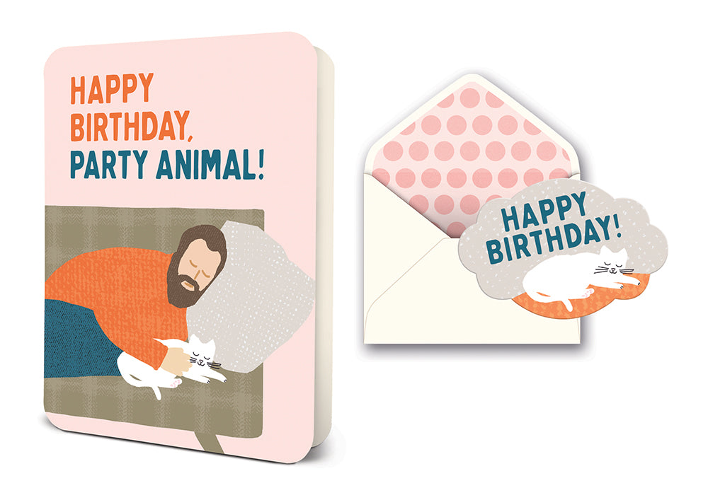 HB Party Animal Deluxe Greeting Card