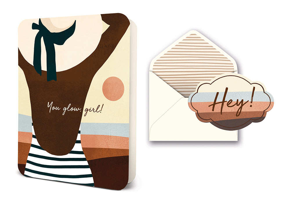 You Glow, Girl! Deluxe Greeting Card