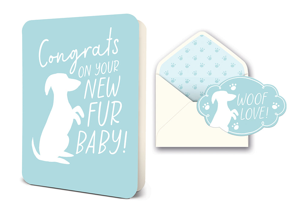 Fur Baby Deluxe Greeting Card