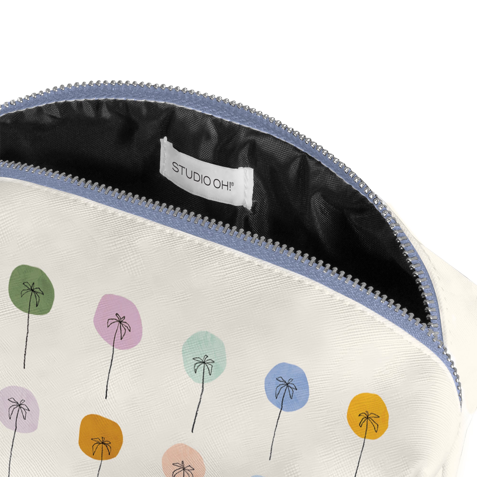 Dotted Palms Loaf Cosmetic Bag
