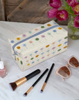 Dotted Palms Loaf Cosmetic Bag