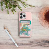 Island Sunset Stick-On Cell Phone Wallet