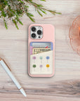 Dotted Palms Stick-On Cell Phone Wallet