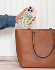 Au Pears Stick-On Cell Phone Wallet