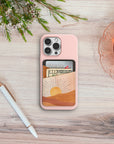 Sunrise Moon Stick-On Cell Phone Wallet