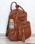 Grow with the Flow Glass Water Bottle with Bamboo Lid
